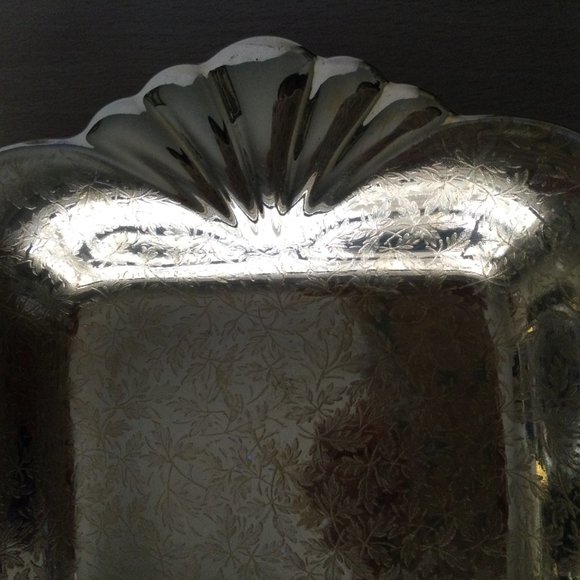 Vintage Royal Winton Grimwades luster gold leaf pattern plate handled - Picture 5 of 6